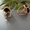 Smoky quartz marquise ring