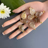 Rutilated quartz teardrop pendant
