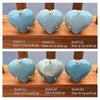 Paraiba blue quartz heart ring