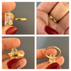 Small lemurian aura point ring