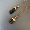Black tourmaline protection pendant