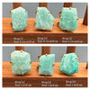 Freeform faceted amazonite ring