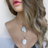 Crystal cluster pendant