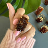 Druzy citrine cluster cocktail ring