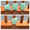 Freeform faceted amazonite ring