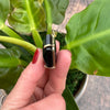 Black onyx hexagon pendant