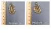 Small raw citrine gem pendant