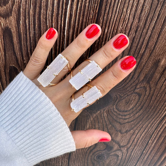 Selenite ring