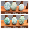 Larimar oval cabochon ring