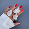 Crystal cluster ring