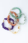 purple amethyst onion drops bracelet