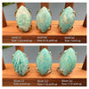 Amazonite marquise cabochon ring