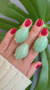 Green quartz marquise ring
