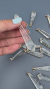 Crystal wand pendant