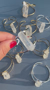 Lemurian point cuff bracelet